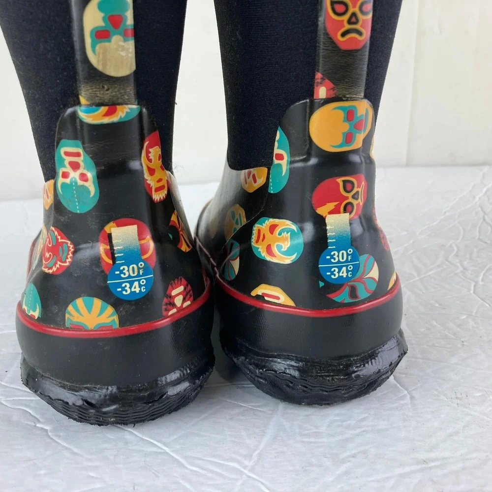 Bogs Classic Mask Kids Boys 11 Waterproof Insulated Winter Snow Rain Mud Boots